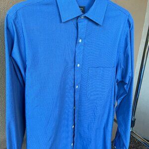Men's Arrow Blue Dress Shirt - Classic Fit Size 14 1/2
